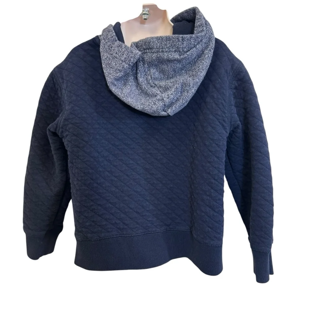 Boys Gymboree Hoodie Sweatshirt S (5-6) Blue Grey